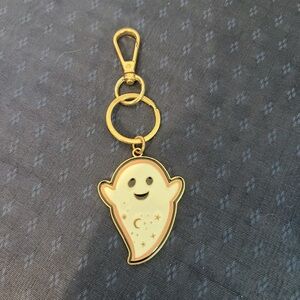 Adorable Ghost Keychain Fob